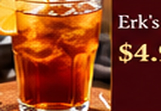 Illustrative food image of Erk’s Unsweet Tea